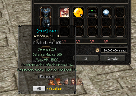 Armadura PVP 105